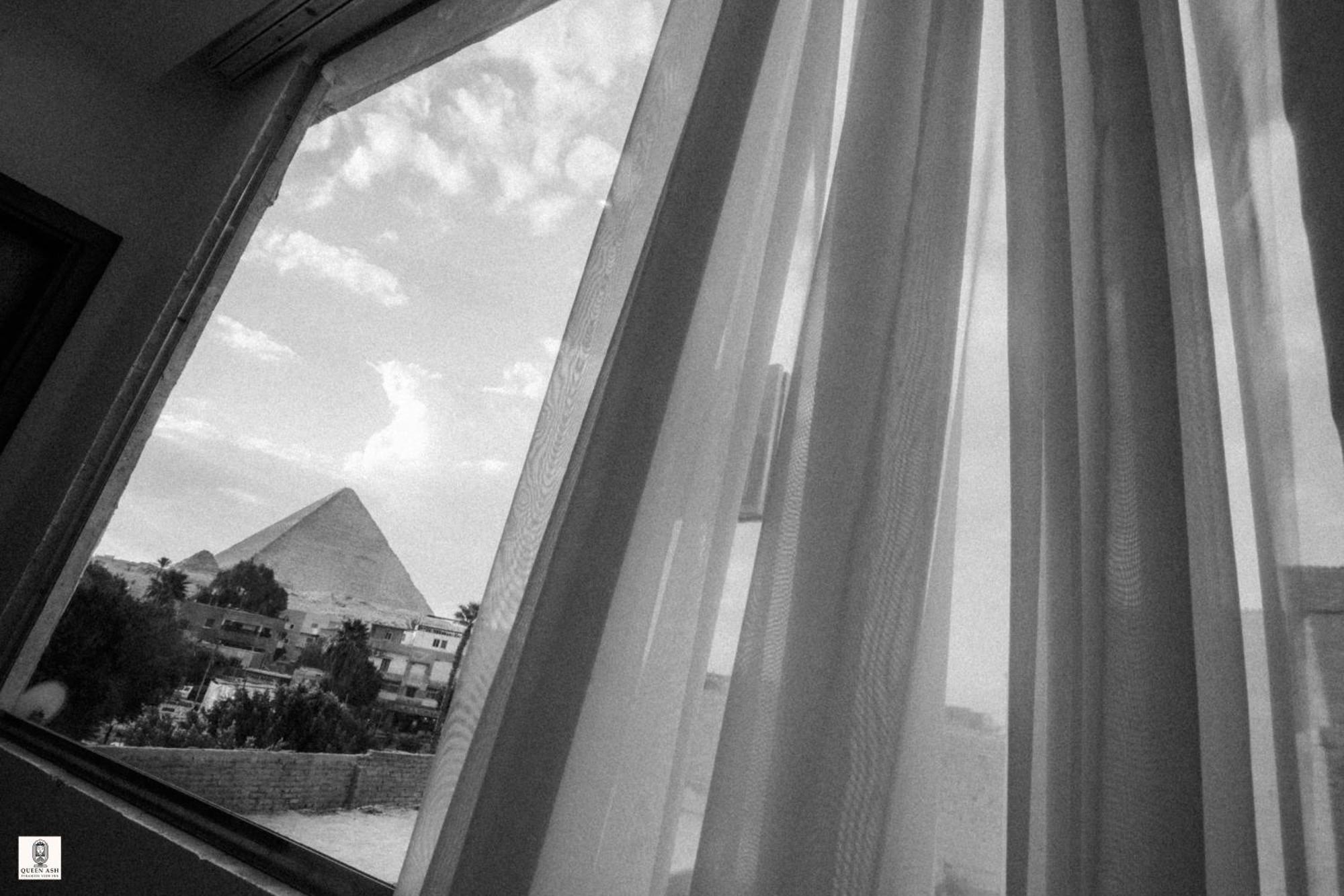 Queen Ash Pyramid View Inn Kafret el-Gabal Eksteriør billede