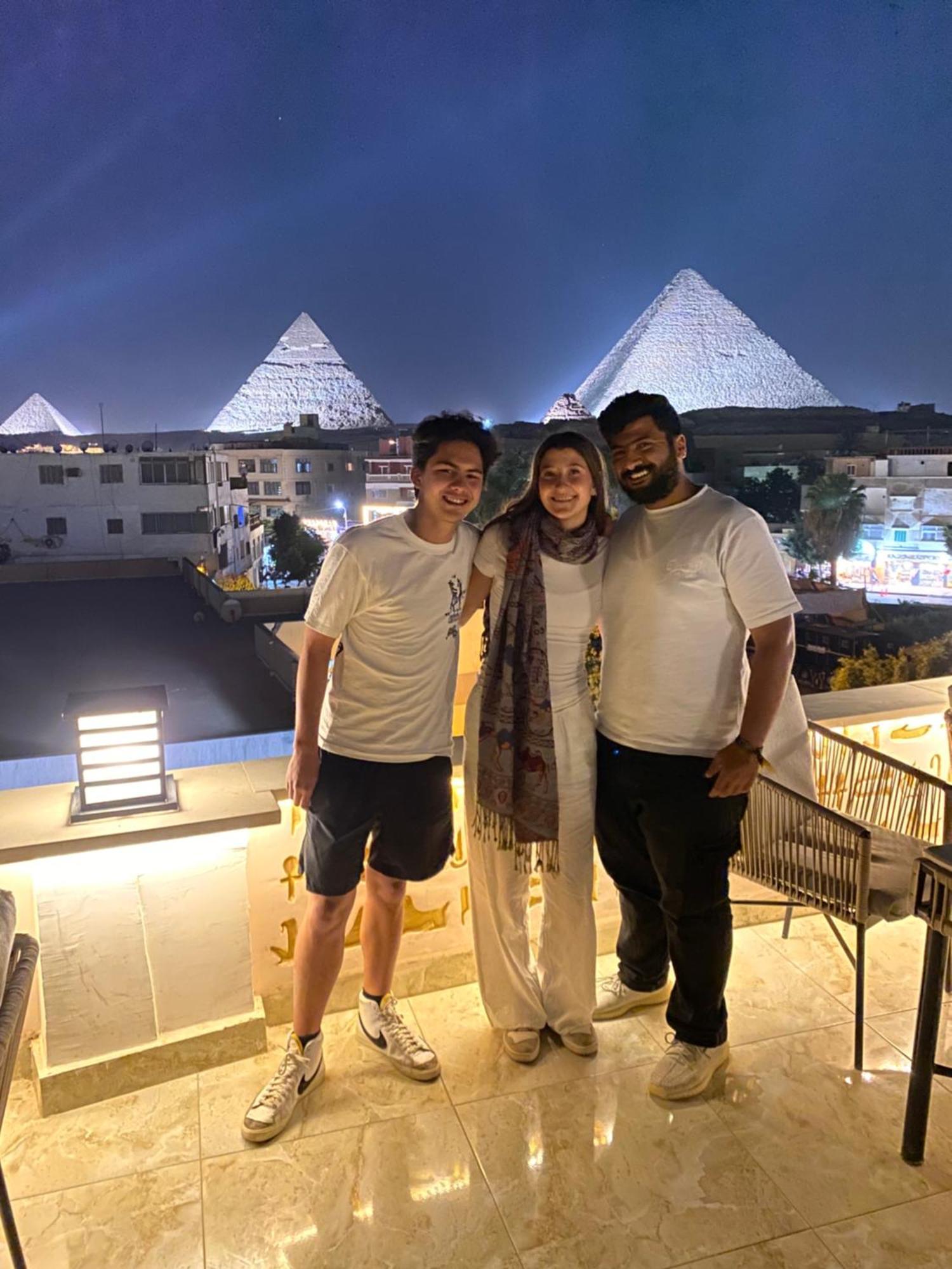Queen Ash Pyramid View Inn Kafret el-Gabal Eksteriør billede